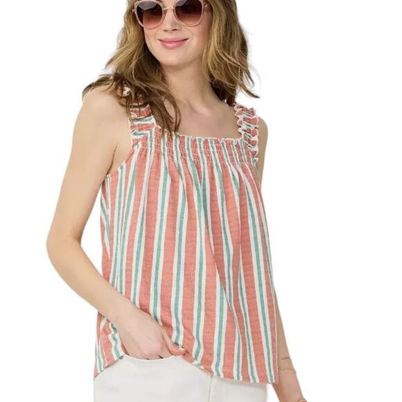 2 For $5 Sale NWOT Lauren Conrad Striped Tank Top Size XS - Picture 1 of 8
